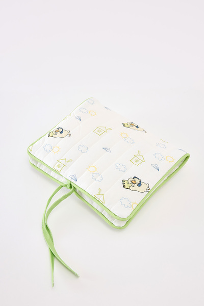 Atelier Babbi مناديل مبللة وحقيبة حفاضات من القطن 100% - للنزهات