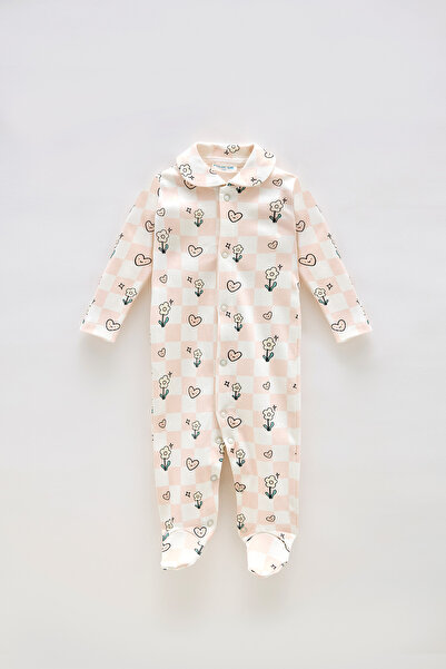 Atelier Babbi 100% Cotton Baby Romper - Checkerboard