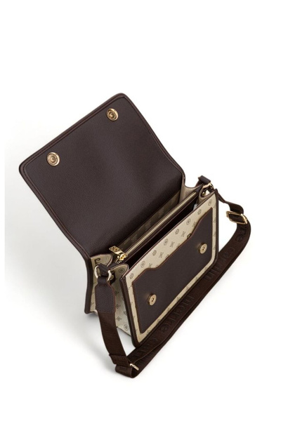 Pierre Cardin Monogram Gold Women's Crossbody Bag 05Pc24Y534-Mn