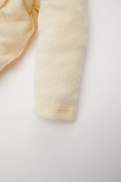 DeFacto Erkek Bebek Yeni Doğan Yılbaşı Temalı Uzun Kollu Çıtçıtlı Kadife Tulum D6510A524WN