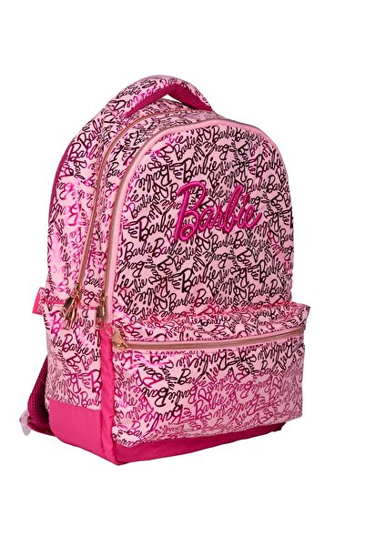 Barbie Pembe Çocuk 43,5x13,5x30 cm Sırt Çantası OKUL ÇANTASI