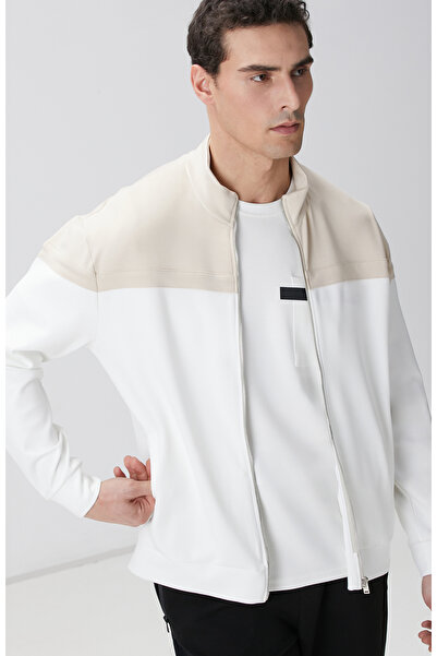 Network Kırık Beyaz Bej Sweatshirt