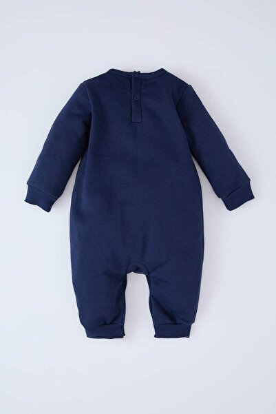 DeFacto Erkek Bebek Yeni Doğan Yılbaşı Temalı Uzun Kollu Tulum D6511A524WN