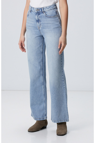 Network Açık Indigo Mavi Denim Pantolon