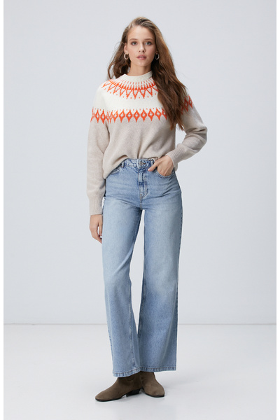 Network Açık Indigo Mavi Denim Pantolon