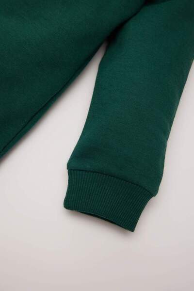 DeFacto Baby Boy Crew Neck Soft Fleece Basic Plain Sweatshirt A7433A524Wn