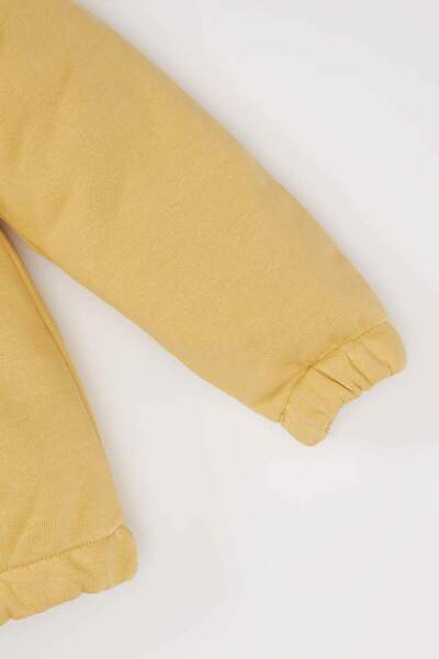 DeFacto Kız Bebek Dantel Yaka Basic Düz Sweatshirt E2825A524WN
