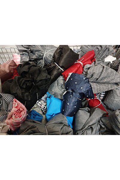 karasu spot Parca Kumaş 3 kg Karışık polyester 1.5 /3 metre arasında en 150 cm