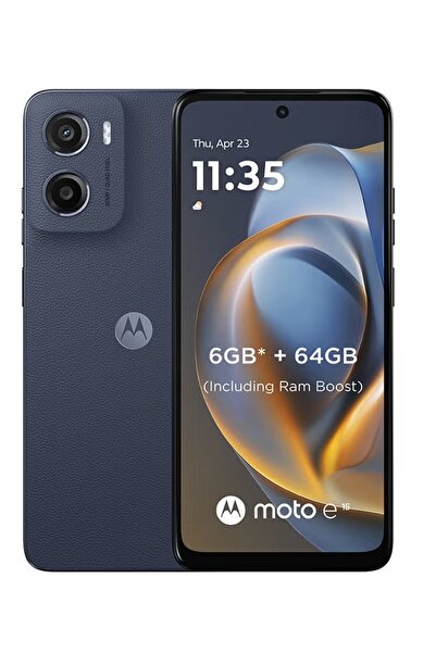 Motorola E15 4G Dual SIM Denim Blue 2GB RAM 64GB With Gift - Middle East Version