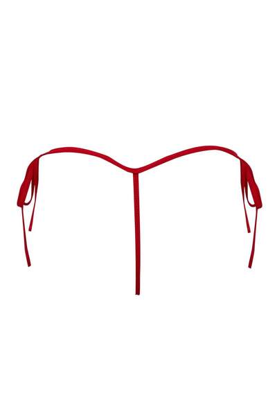DeFacto Fall in Love Red Lace String Slip Panties Z0995Az24Wn
