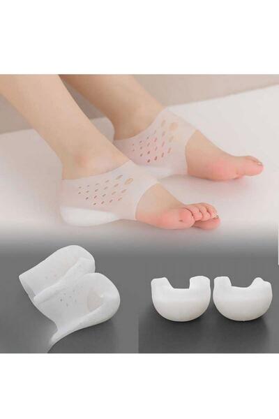 LUCKY Boy Yükseltici Silikon Topukluk Gizli Boy Uzatma Tabanlık 2 Cm Rahat Esnek Silikon