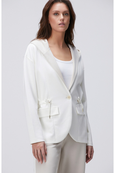 Network Kırık Beyaz Ceket