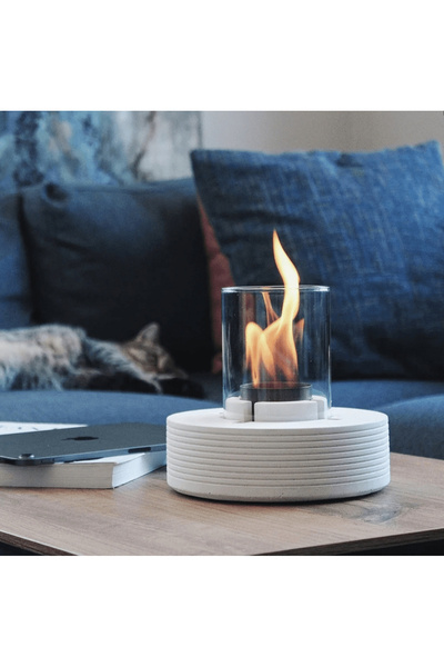 TABART Şömine, Bedensiz, Beyaz