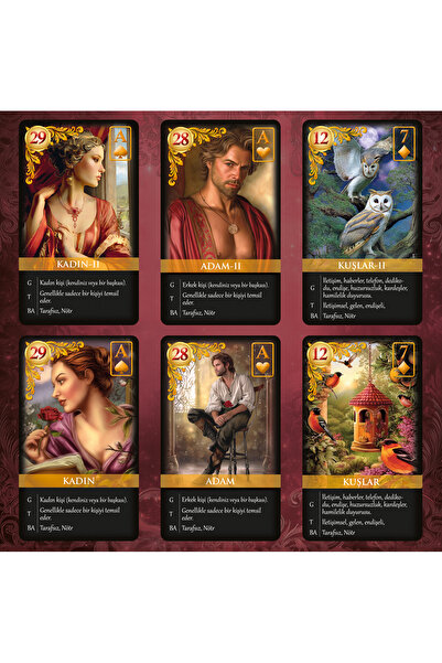 İkilem Yayınevi Mistik Düşler Lenormand Destesi / 39 Kart Açıklamalı Tarot Kehanet Deste