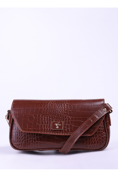 Fabrika Taba Kadın 29x13x9 cm Omuz Çantası KROKO-ALINE