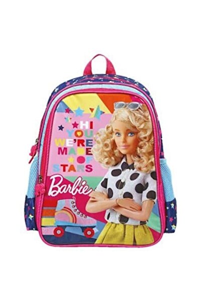 Barbie 5023 Ilkokul Çantası 3LÜ SET BESLENME VE KALEMLİK Hawk Made Of Stars