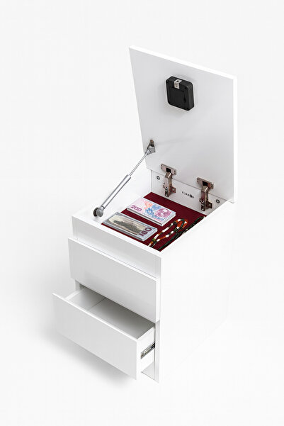 Fumor NFC Kart Kilitli Gizli Bölmeli Dolap (Montajlı Hazır Gönderilir)