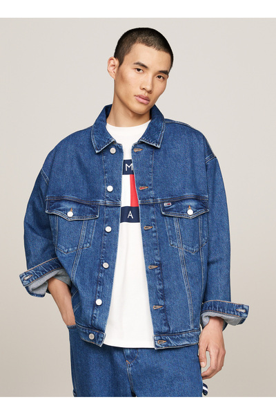 Tommy Jeans Erkek Kot Ceket-DM0DM19366