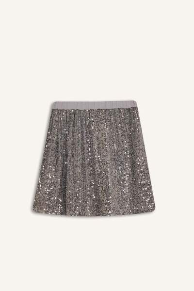 DeFacto Girl's Christmas Themed Sequined Skirt D5240A824Wn