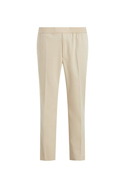 Calvin Klein Normal Bel Normal Bej Erkek Eşofman Altı K10K111716ACE