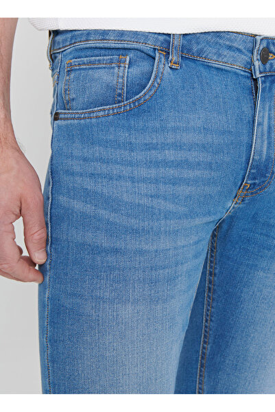ALTINYILDIZ CLASSICS Altınyıldız Classics Normal Bel Dar Paça Extra Slim Mavi Erkek Pantolon ET0100000002