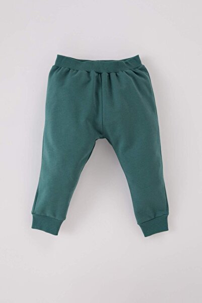 DeFacto Baby Boy 2-Piece Set Hooded Printed Sweatshirt Elastic Waist Sweatpants D6876A524Wn