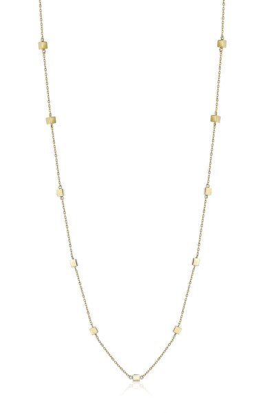 Piano Jewellery 14 Ayar Altın Gravity Sıra Küp Kolye