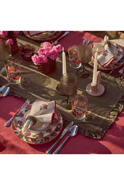 Bella Maison Rose Porselen 24 Parça 6 Kişilik Yemek Takımı