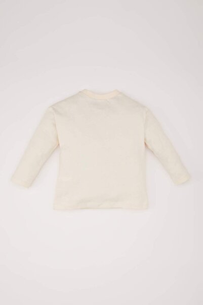 DeFacto Βρεφικά αγόρια Disney Lion King με λαιμόκοψη μακρυμάνικο μπλουζάκι D6297A524WN