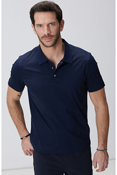 Network N-Tech Lacivert Polo Yaka T-shirt