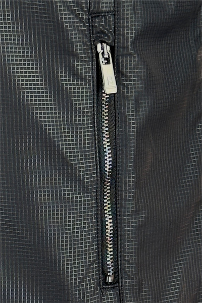 BESSA Ανδρικό σετ αθλητικής φόρμας με χακί γιακά με λεπτομέρεια από ύφασμα αλεξίπτωτου, τσέπη με φερμουάρ και ίσιο πόδι