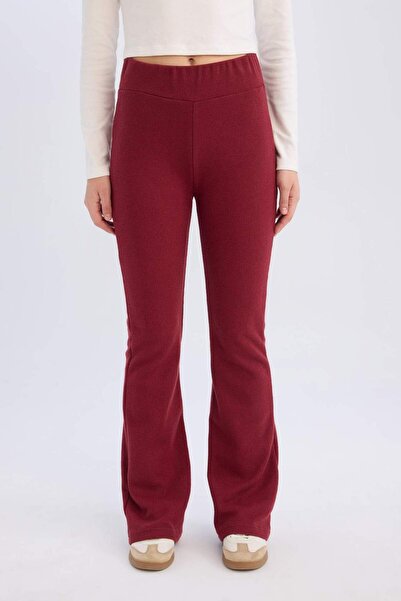 DeFacto Wide Leg Geniş Paça Beli Lastikli Uzun Boy Pantolon E4387AX24WN