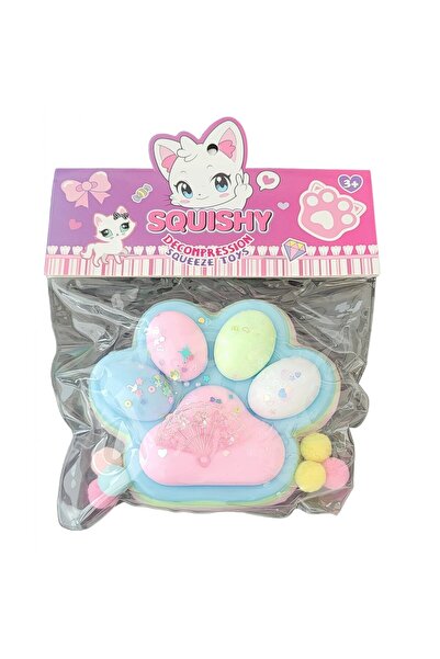 Teo Squishy Antistress Toy, Slow Rising, Cat Paw Model, 200g, 12.5 x 10.5 cm ...