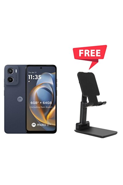 Motorola E15 4G Dual SIM Denim Blue 2GB RAM 64GB With Gift - Middle East Version