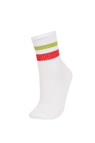 DeFacto Șosete lungi din bumbac pentru băieți, 3 piese D8122A8NS