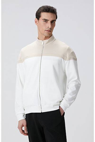 Network Kırık Beyaz Bej Sweatshirt