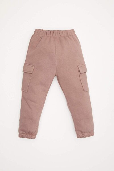 DeFacto Kız Bebek 2'li Takım Baskılı Sweatshirt Beli Lastikli Eşofman Altı D5164A524WN