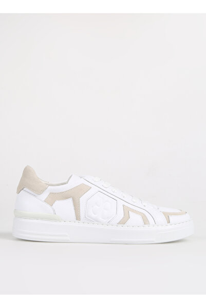 FABI Beyaz-Krem Erkek Deri Sneaker FU0820.B00XLC50M