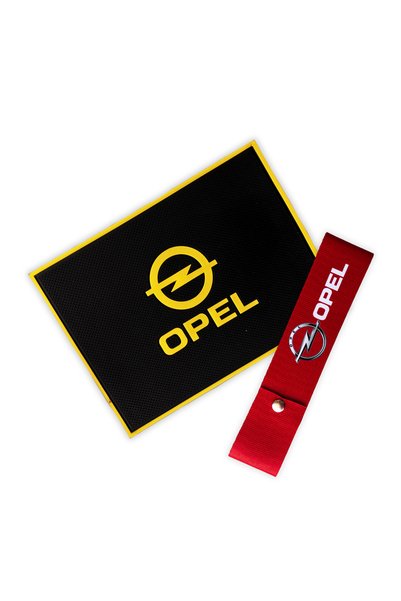 TUSBA MARKET Opel Logo Anti-Slip Pad for Dashboard & Bumper Tow Rope - Dual C...