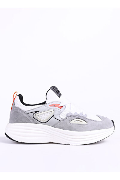 Discovery Expedition Beyaz-Gri Erkek deri Sneaker GLAD