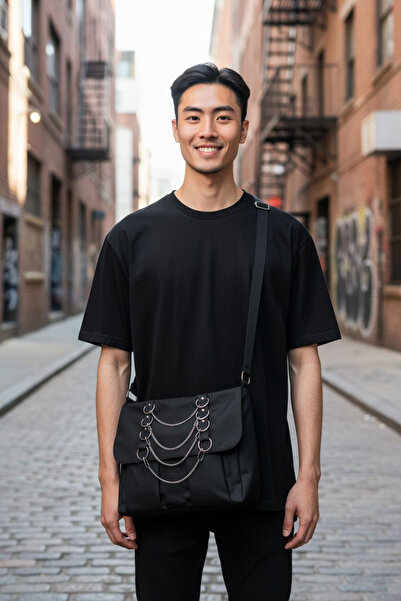 Çınar Aksesuar Gothic postacı çantası