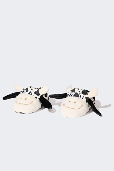 DeFacto Papuci de casă pentru femei cu talpă plată cu o singură curea D3400AX24AU