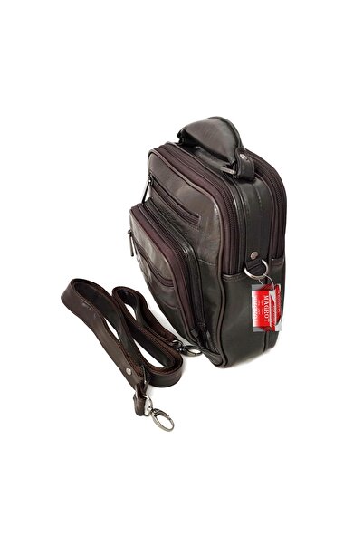 Magrot Luxury business bag made of genuine leather 22/19 brown