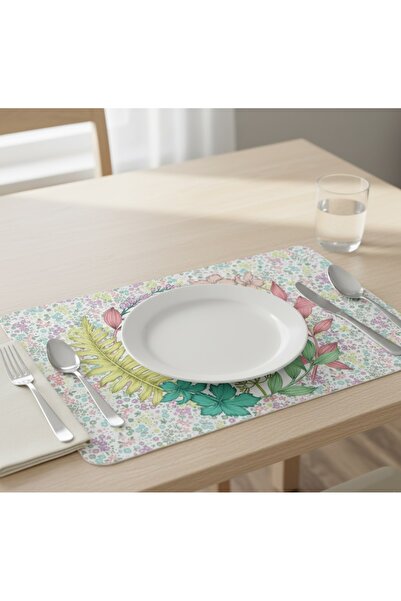 OEM Set 4 suporturi farfurii "Love", multicolor, 28.5 X 44 Cm