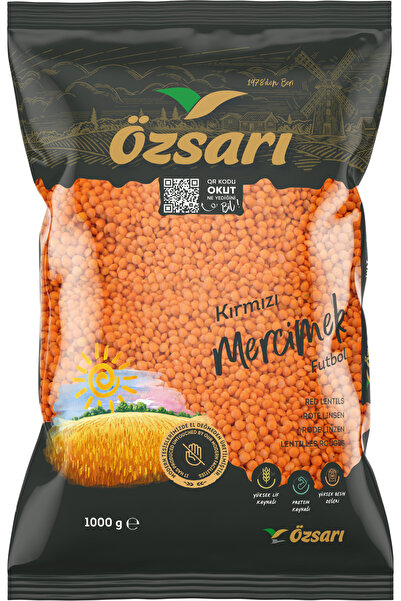 Özsarı Bakliyat Kırmızı Mercimek Futbol 1 Kg