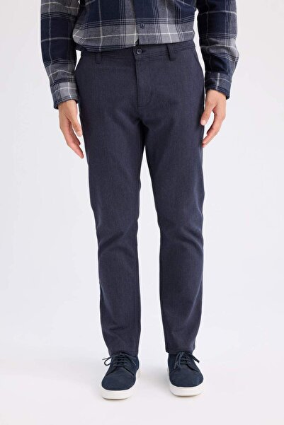 DeFacto Chino Pantolon Regular Fit Normal Kesim Cepli Düz Paça D1050AX24WN