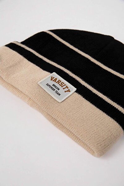 DeFacto Erkek Çocuk Çizgili Triko Bere C8589A824WN