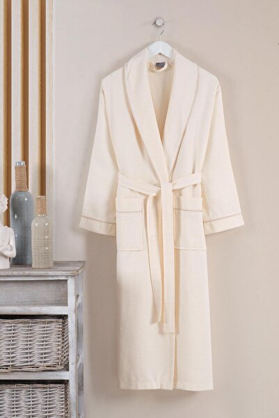 VAROL Μπουρνούζι Πικέ γιακά Σάλι Σειρά Dama