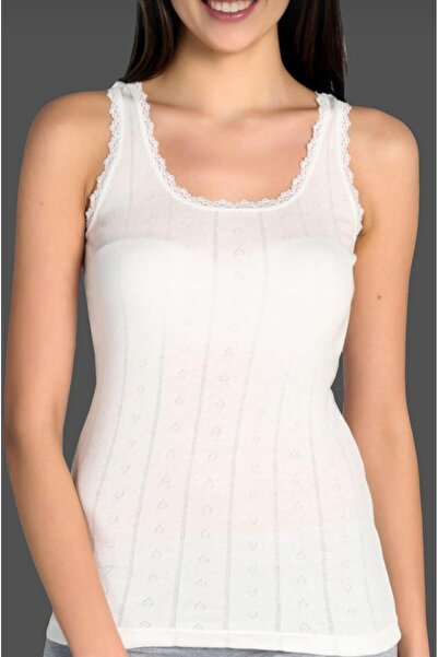 Tutku 0201 ЖАКАРДОВИЙ ТОЛСТИЙ МАЙКА З ПОВІСКОМ 6 ШТ.