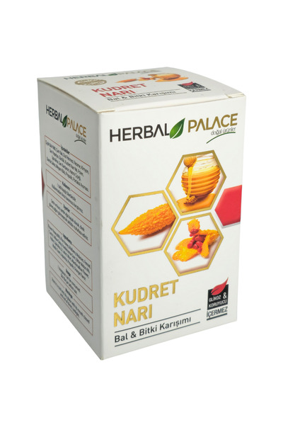 Herbal Palace Kudret Narı Bal ve Bitki Karışımı & Honey Herbal Mix & Doğal